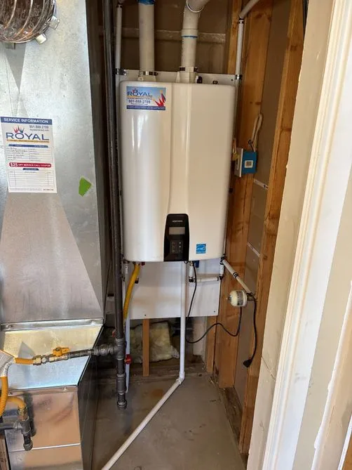 Tankless Water Heater Installation in Roy, Utah